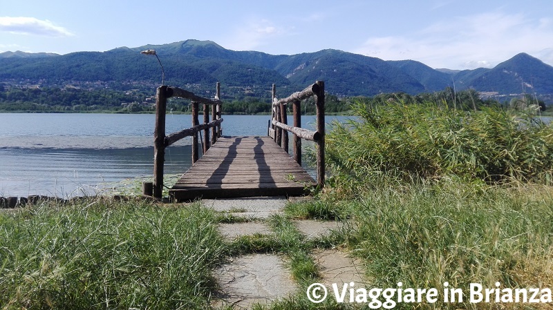 Casin del Lago e il lago di Alserio