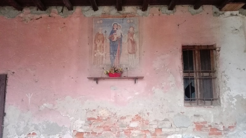 Cascina Mordina, la Madonna con Bambino