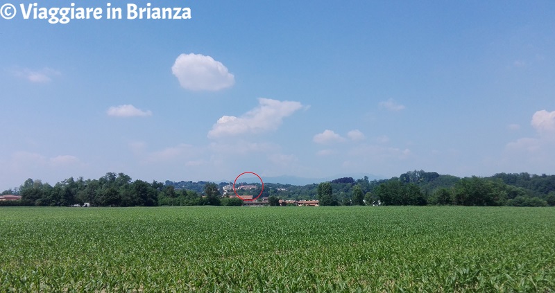 Il Castello di Carimate visto da Lentate