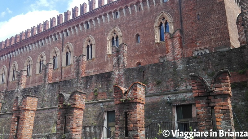 La merlatura del Castello di Carimate