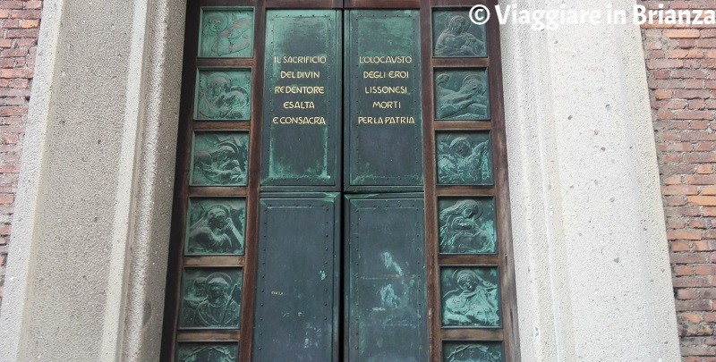 Il portale della Chiesa di San Luigi a Lissone