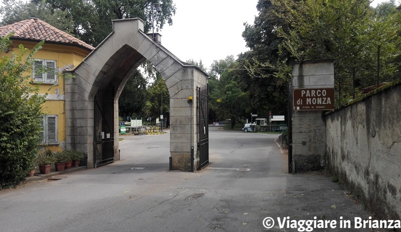 Parco di Monza, l'ingresso di Vedano