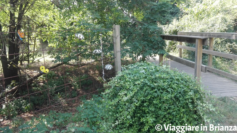 Il ponte del Butterfly Garden a Muggiò