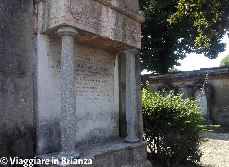 La tomba di Anna Giulini Della Porta al Mausoleo Casati Stampa