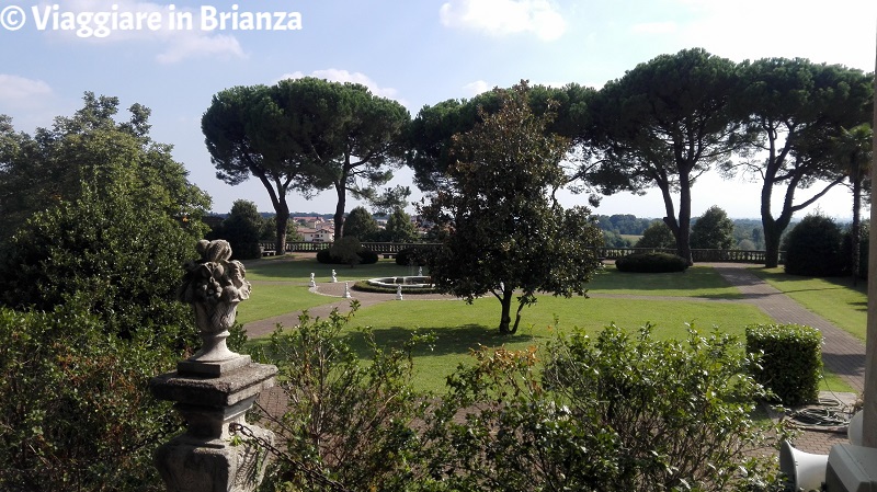 Il giardino di Villa Sacro Cuore a Triuggio