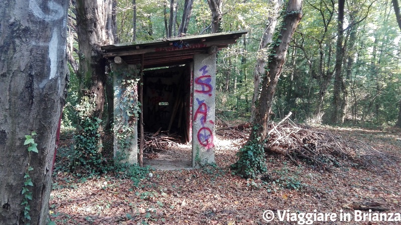 Il capanno degli attrezzi nel Parco di Villa Dho