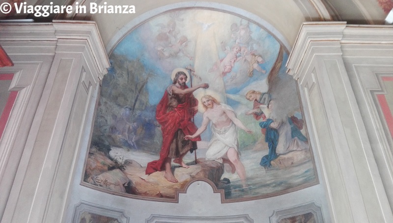 Santuario del Santo Crocifisso di Meda, il Battesimo di Cristo