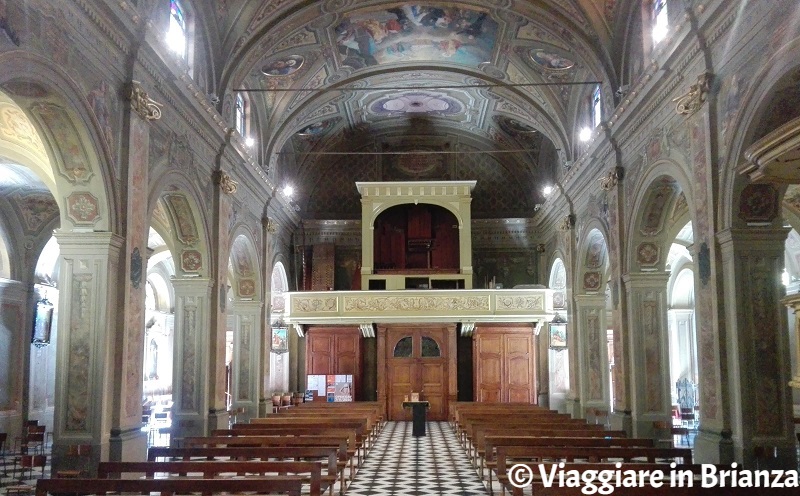 Santuario del Santo Crocifisso di Meda, gli interni