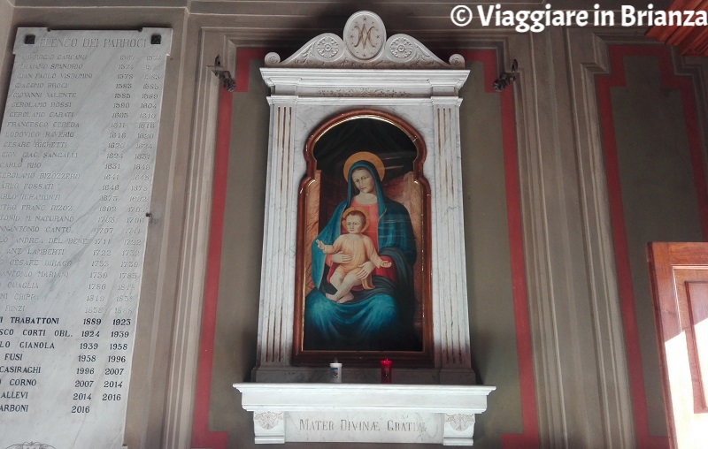 Santuario del Santo Crocifisso di Meda, la Madonna delle Grazie