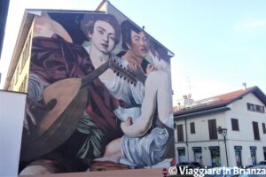 Murales in Brianza, I musici di Caravaggio a Seregno