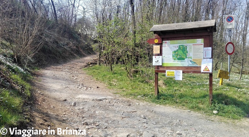 Cesano Maderno, Oasi Lipu: l'inizio della pista ciclabile