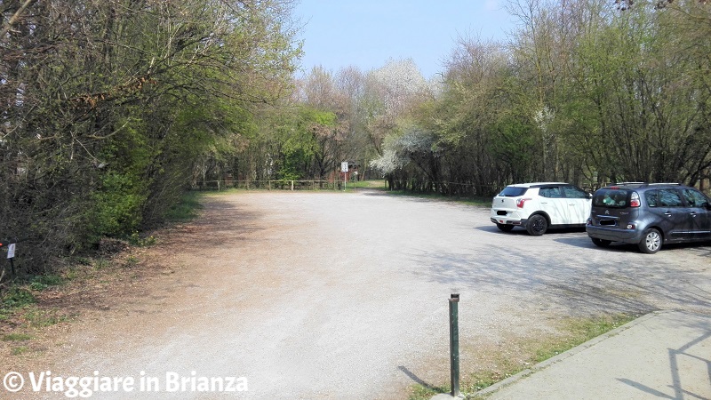 Cesano Maderno, Oasi Lipu: il parcheggio del centro visite