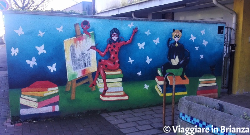 Cosa fare a Monza, il murales della scuola elementare di San Fruttuoso