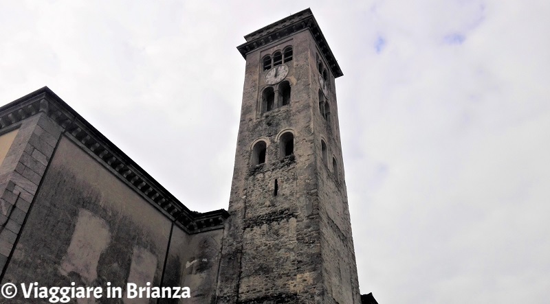 La torre campanaria della chiesa di Cremella