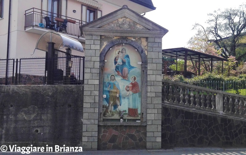 Cibrone, la Madonna tra San Rocco e San Carlo Borromeo