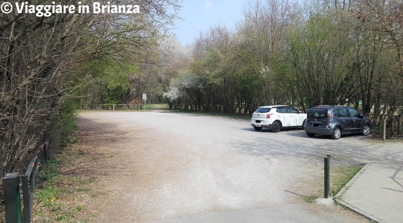 Oasi Lipu di Cesano Maderno: il parcheggio