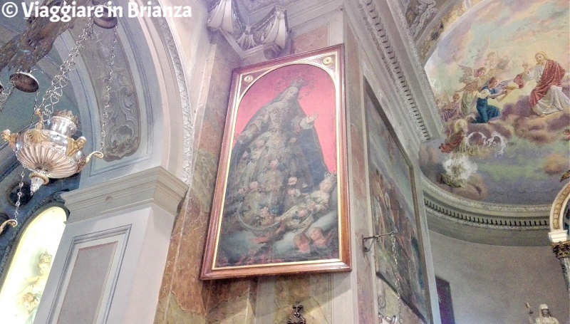 Chiesa di Tabiago, la Madonna in contemplazione di Gesù