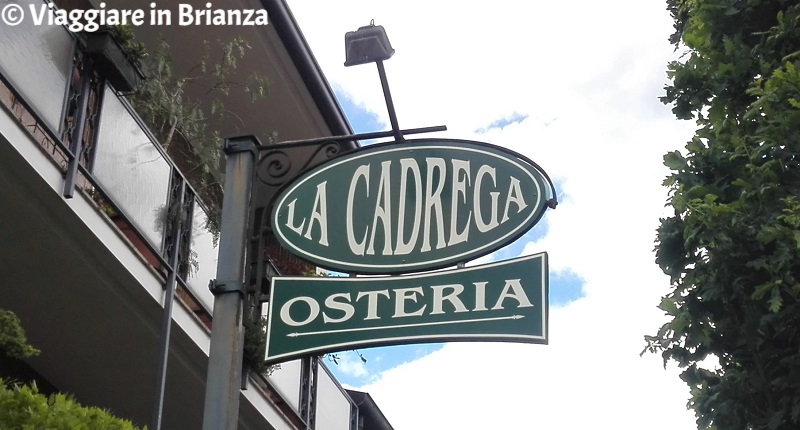 Dove mangiare a Carimate, l'osteria La Cadrega
