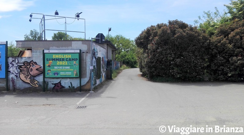 L'ingresso del Bosco Urbano di Lissone