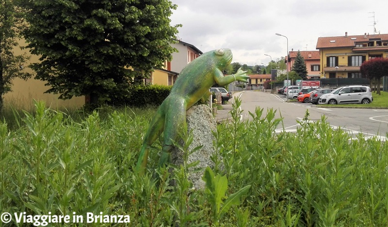 La rana alla rotonda di Navedano