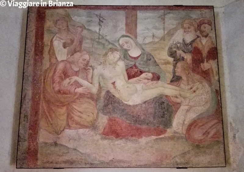 Carimate, il Santuario della Madonna dell'Albero: la Deposizione