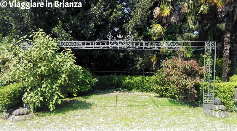 Il gazebo del parco di Villa Besana