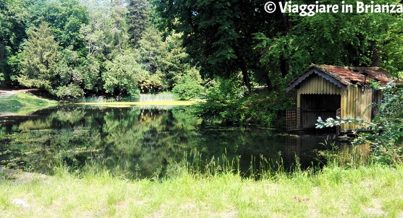 Il laghetto di Villa Besana a Sirtori