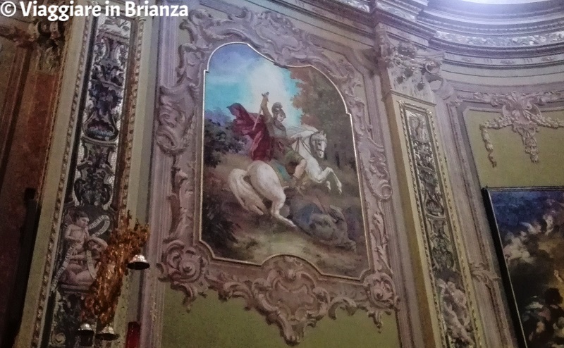 San Giorgio e il drago nella chiesa di Carimate