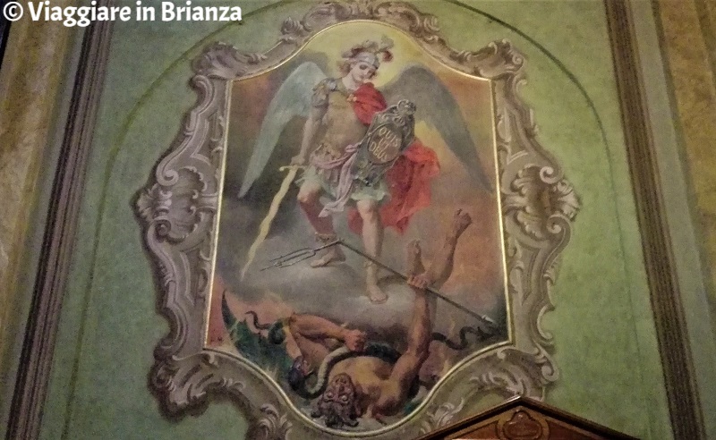 San Michele di Luigi Morgari nella chiesa di Carimate