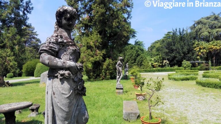 Le statue di Villa Besana a Sirtori