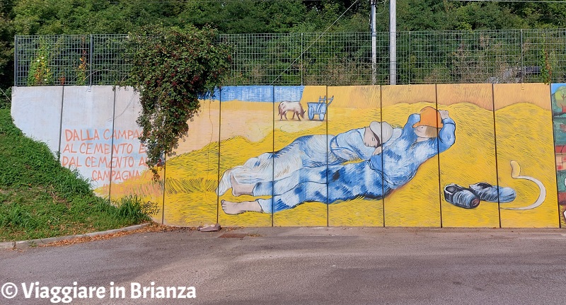 Mezzogiorno, i murales di Merone