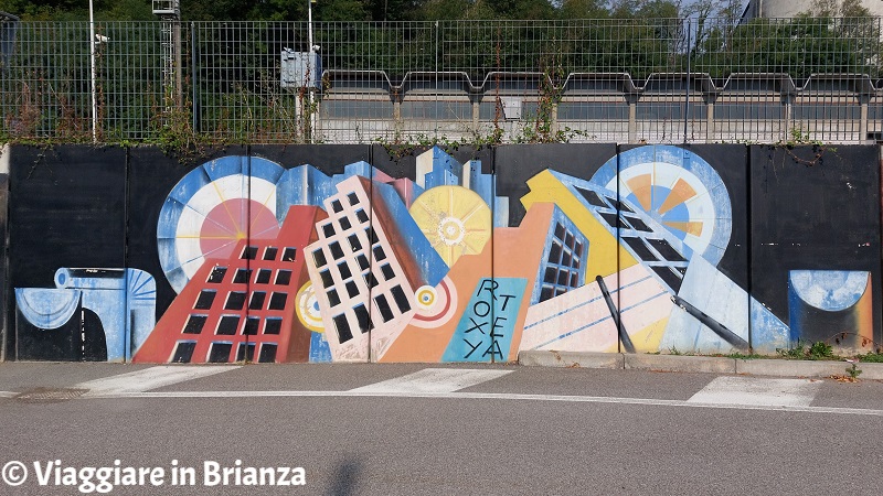 Murales a Merone, Grattacieli e tunnel