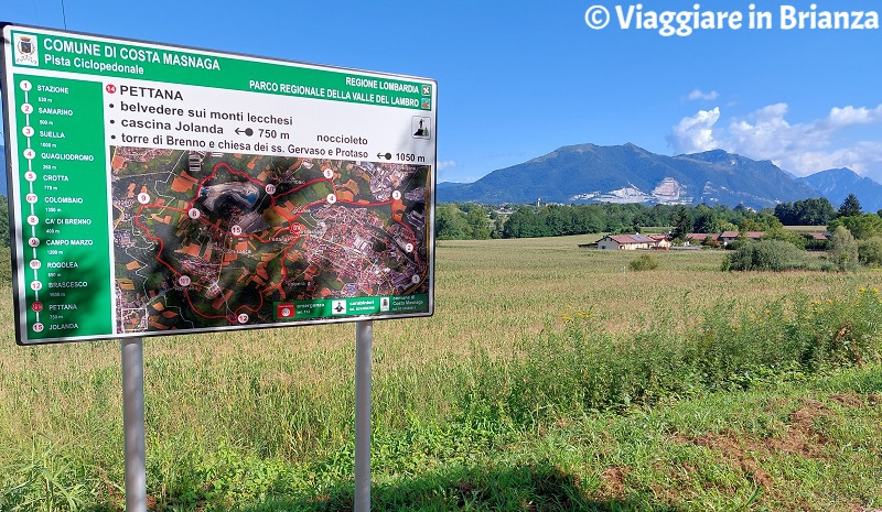 La pista ciclopedonale di Costa Masnaga