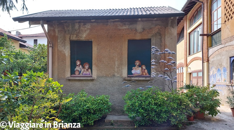 La Corte del Pozzo nel Cortile degli Affreschi di Giussano a Paina