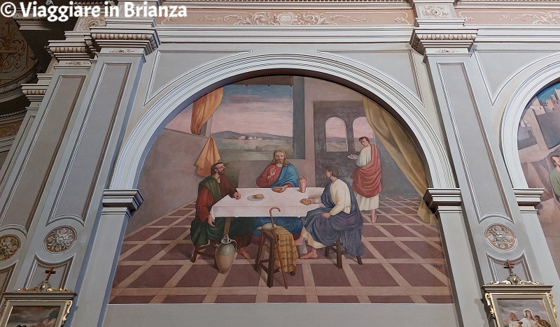 La cena di Emmaus di Amedeo Cornali a Merone