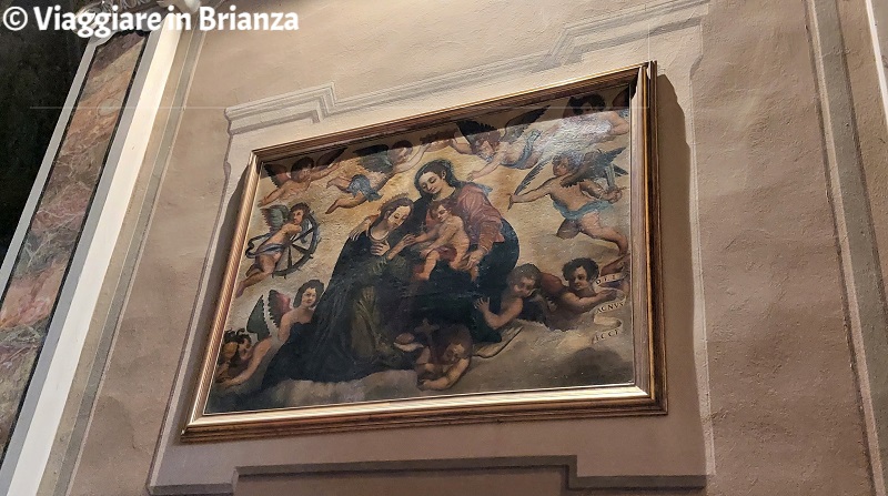 La Vergine con Figlio e Caterina nella chiesa di Nova Milanese