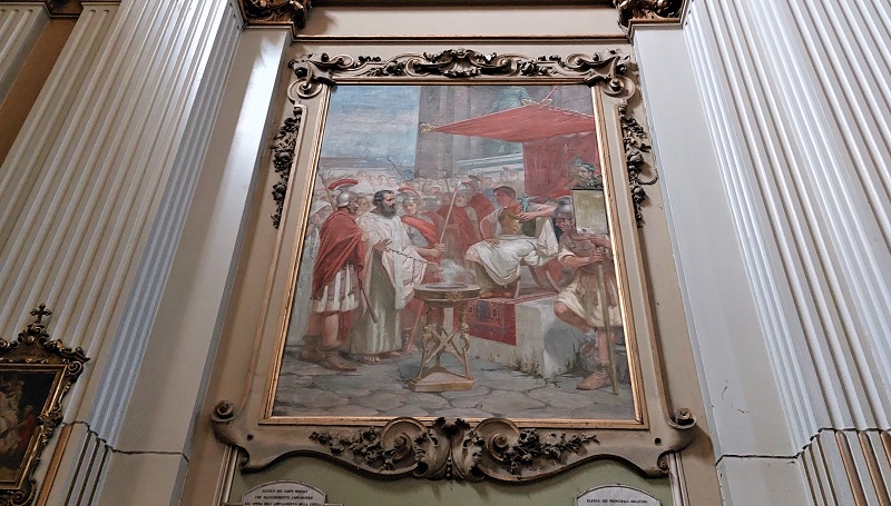 San Materno di fronte all'imperatore Massimiano di Giuseppe Riva