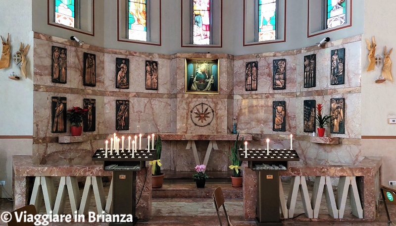 Cesano Maderno, la cappella della Madonna del Rosario nella Chiesa di Santo Stefano