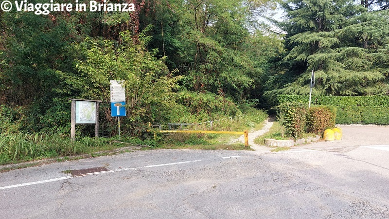 L'ingresso del Sentiero della Valle Ferranda