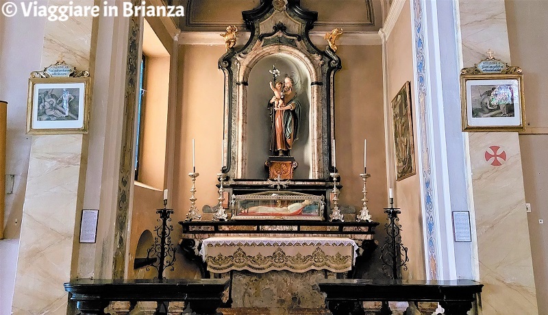 Mariano Comense, la chiesa: la Cappella di San Giuseppe