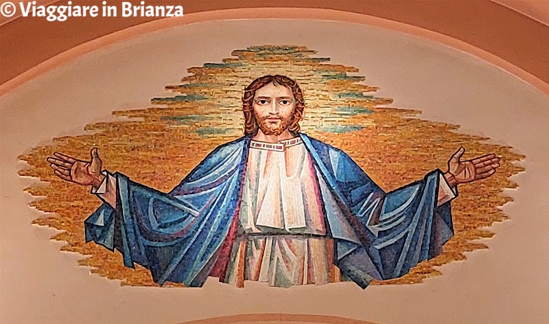 Il mosaico con Cristo accogliente