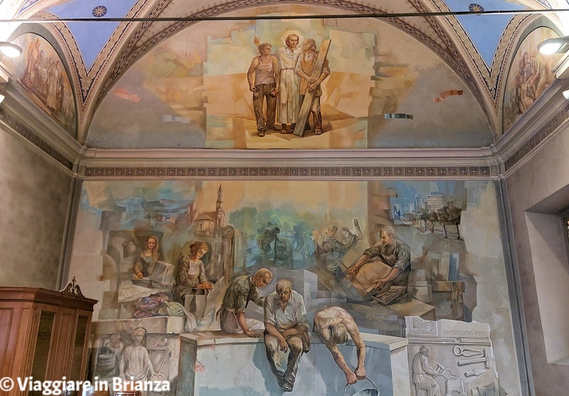 L'affresco di Alberto Bogani nella Chiesa di San Rocco a Mariano Comense