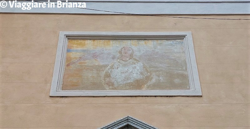 L'affresco di un angelo del Santuario del Santo Crocifisso