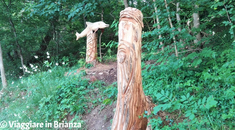 Cosa vedere in Brianza, le sculture in legno di Casletto