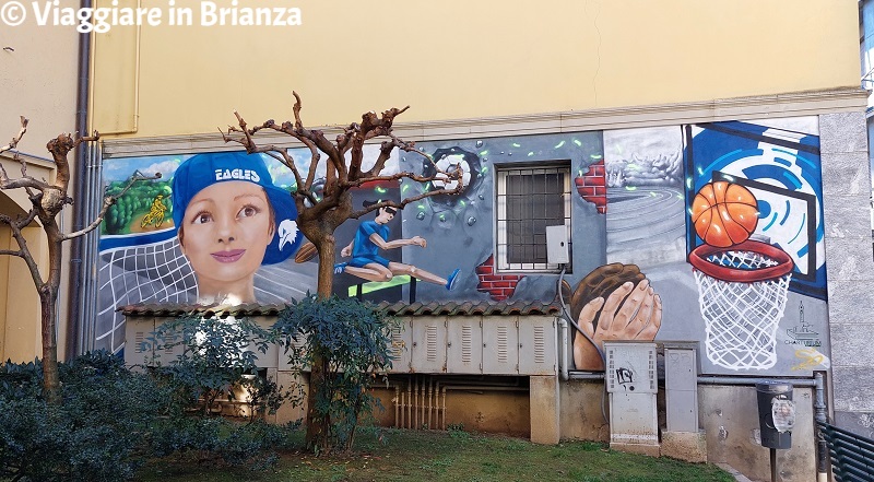 I murales di Cantù in via Matteotti