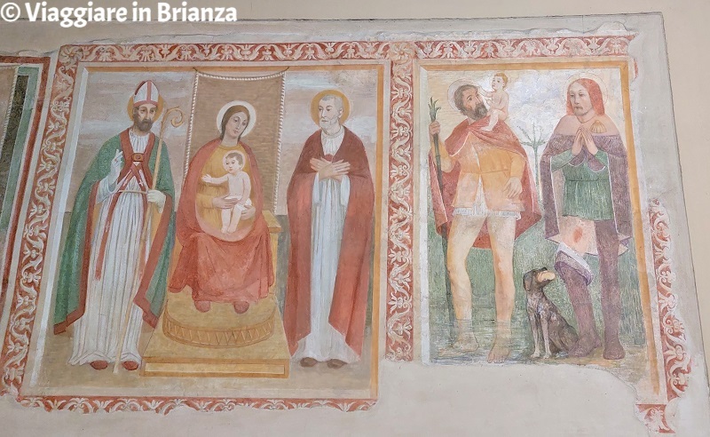 San Rocco e San Cristoforo nel santuario di Binzago