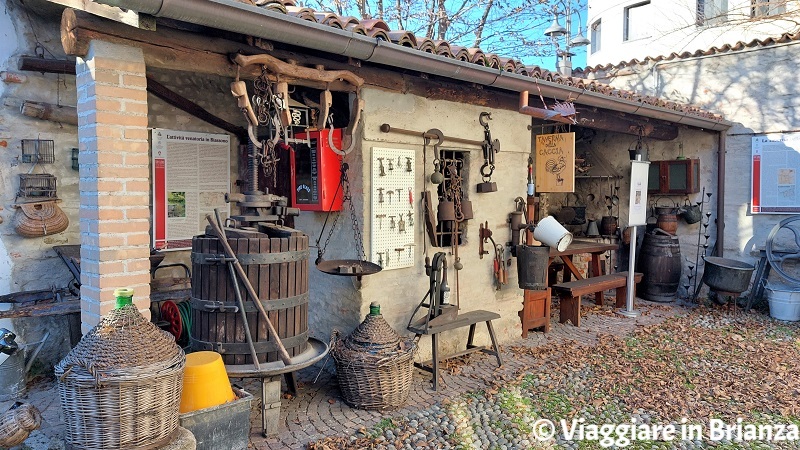 Biassono, museo civico: il cortile