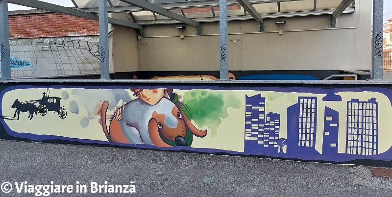 Sottopasso di Seregno: i murales della Freccia Azzurra di Gianni Rodari