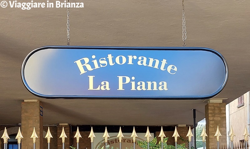 Dove mangiare a Carate Brianza, il ristorante La Piana