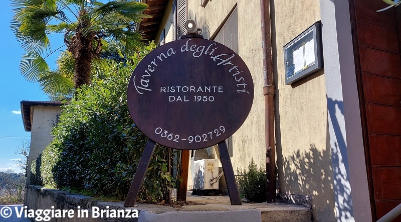 Dove mangiare a Carate Brianza, la Taverna degli Artisti